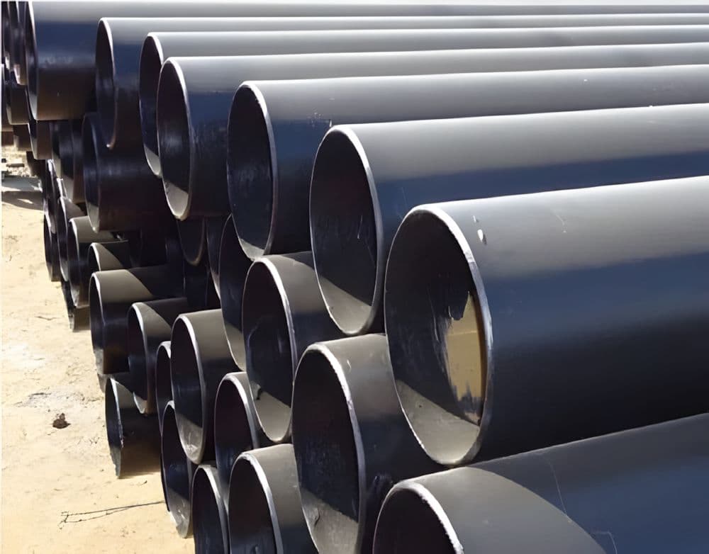 Conjunto de tuberías de acero de alta calidad fabricadas por MMTubería, destacando su resistencia y durabilidad.