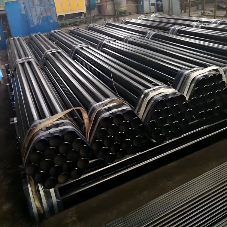 Tuberías de acero pulido, mostrando el acabado de alta calidad y el control de producción en MMTubería.